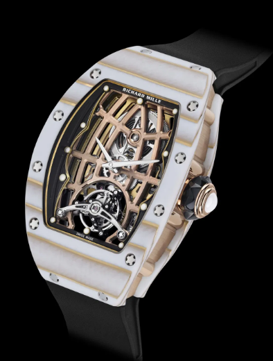 Best Richard Mille RM 74-02 Automatic Tourbillon Gold Quartz TPT Replica Watch